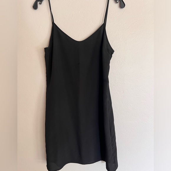 Lace midi short sleeve dress with slip - Picture 10 of 11